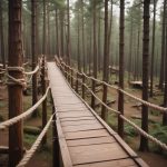 Веревочный парк в поселке Репино